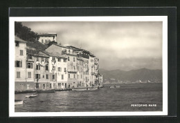 Cartolina La Riviera, Portofino Mare, Häuser Am Ufer  - Autres & Non Classés