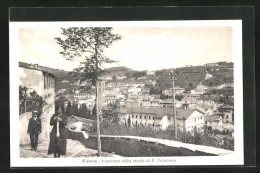 Cartolina Fiesole, Panorama Dalla Strada Di S. Francesco  - Autres & Non Classés