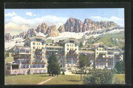 Cartolina Karersee, Hotel Carezza Al Lago Col Catinaccio, Hotel Und Rosengarten  - Otros & Sin Clasificación