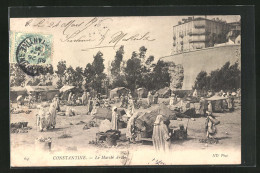 CPA Costantine, Le Marche Arabe  - Algiers