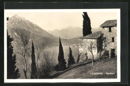 Cartolina Varenna, Rustico, Blick über Den See Auf Den Ort  - Other & Unclassified
