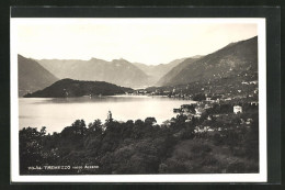 Cartolina Tremezzo, Verso Azzano, Blick über Den See Auf Die Berge Und Den Ort  - Altri & Non Classificati