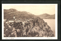 Cartolina Tremosine, Lago Di Garda, Am Ort Auf Den Felsen über Dem Gardasee  - Other & Unclassified
