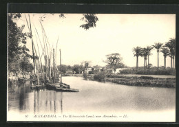 CPA Alexandria, The Mahmoudieh Canal  - Autres & Non Classés