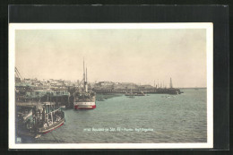 AK Rosario De Sta. Fe, Puerto, Schiffe Haben Im Hafen Angelegt  - Argentine