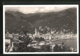 Cartolina Rapallo, Stadtansicht In Der Bucht Am Berg  - Sonstige & Ohne Zuordnung