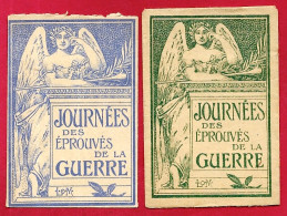 (Lot De 2) Pochette "JOURNEES Des EPROUVES De La GUERRE" 1914-1918 - 1914-18