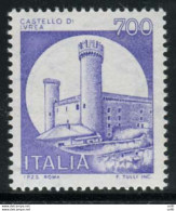 Castelli Lire 700 "Ivrea Violetto" Senza Stampa Dei Colori Nel Centro - Variétés Et Curiosités