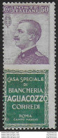 1924-25 Italia Pubblicitari 50c. Tagliacozzo Mc MNH Sassone N. 17 - Autres & Non Classés