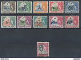 1961 Basutoland - SG N° 58/68  Set Of 11 Values Type I MNH** Perfect Quality - Andere & Zonder Classificatie