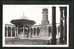 CPA Cairo, The Courtyard Of The Mosque Mohamed Ali  - Autres & Non Classés