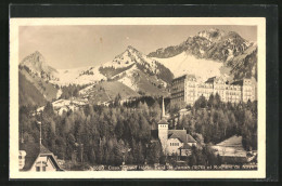 AK Caux, Grand Hotel, Dend De Jaman Et Rochers De Naye  - Roche