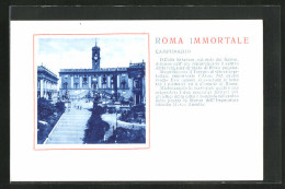 Cartolina Roma, Immortale, Campidoglio  - Autres & Non Classés