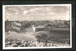 AK Jerusalem, Panorama  - Palästina