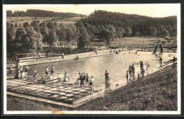 AK Ceská Trebová, Badegäste Im Schwimmbad  - Czech Republic