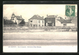 CPA Le Crotoy, Quai Léonard, Coté De La Place Mancel  - Le Crotoy