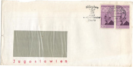 Germany Letter Via Yugoslavia 1971,stamps Olympic Games - Covers & Documents