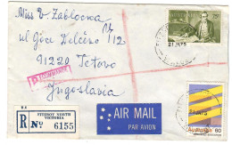 Australia R - Letter Via Yugoslavia 1975 - Lettres & Documents