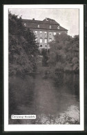 AK Cervený Hrádek, Schloss Mit See  - Tschechische Republik