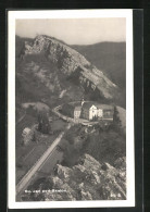 AK Sv. Jan Pod Skalou, Schloss Und Berg Aus Der Vogelschau  - Tschechische Republik