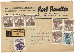 Austria R - Letter Via Yugoslavia - Lettres & Documents