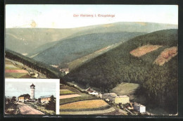 AK Keilberg, Hotel Und Aussichtsturm, Landschaft Des Erzgebirges  - Repubblica Ceca