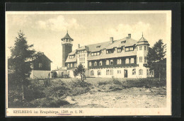 AK Keilberg, Hotel Und Kaiser Franz Josefs-Aussichtsturm Im Sonnenlicht  - Czech Republic