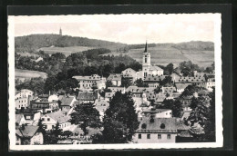 AK Asch, St. Niklas Kirche Im Ortsbild  - Repubblica Ceca