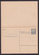 Saarland Ganzsache P 52 18 F. Heuss Frage & Antwort Luxus 1957 Kat.-Wert 20,00 - Used Stamps