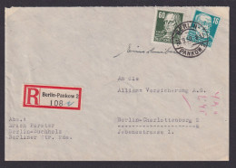 SBZ R Brief MIF 16 + 60 Pfg. Persönlichkeiten Berlin Pankow Nach Charlottenburg - Sonstige & Ohne Zuordnung