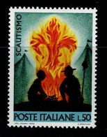 ITA-01- ITALY - 1968 - MNH - SCOUTS- YOUTH LEISURE CAMP FIRE - 1961-70: Neufs