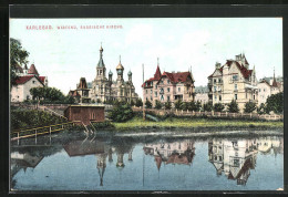 AK Karlsbad, Westend-Villen Und Russische Kirche  - Repubblica Ceca