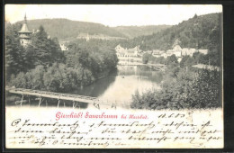 AK Giesshübl Sauerbrunn, Flusspartie Aus Der Vogelschau  - Czech Republic