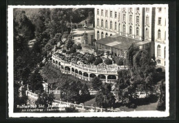 AK St. Joachimsthal, Hotel Mit Terrasse Aus Der Vogelschau  - Tchéquie