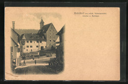 AK Rohrdorf /Schwarzwald, Kirche U. Rathaus  - Altri & Non Classificati