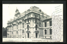 AK Karlsruhe, Aula U. Hörsaalbau Der Tech. Hochschule  - Karlsruhe