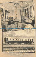 R650629 Car For The Royal Suite. Interior. Tuck. London And North Western Railwa - Autres & Non Classés