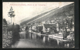 AK Schwarza /Saalbahn, Partie Am Fluss  - Sonstige & Ohne Zuordnung