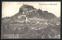 AK Riegersburg, Burg Auf Einem Berg Unter Häusern  - Other & Unclassified
