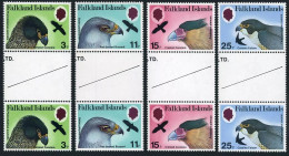 Falkland Islands 1980 MiNr. 308 - 311  Falklandinseln Birds 8v Gutter MNH** 10,00 € - Adler & Greifvögel