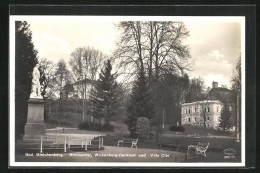 AK Bad Gleichenberg, Wickenburg-Denkmal Und Villa Clar, Brunnental  - Other & Unclassified