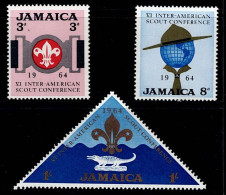 JAM-02- JAMAICA - 1964 - MNH - SCOUTS- 6TH INTER-AMERICAN SCOUT CONFERENCE - Giamaica (1962-...)