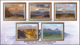 Armenia 2024 "Mount Aragats In The Armenian Painting" SS Quality:100% - Armenia