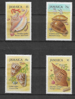 Jamaica 1987 MiNr. 649 - 652 Jamaika Marine Life Shells 4v MNH** 5,00 € - Coquillages