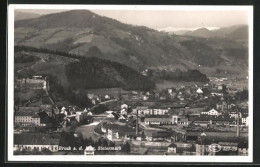 AK Bruck /Mur, Totalansicht Mit Gebirgszug  - Autres & Non Classés