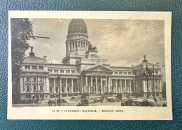 1017 ARGENTINA BUENOS AIRES CONGRESO NACIONAL RARE POSTCARD - Argentina