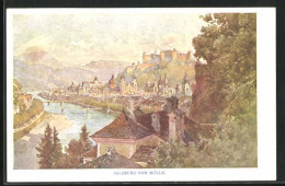 Künstler-AK Edward Theodore Compton: Salzburg, Festung Hohensalzburg Von Mülln  - Compton, E.T.