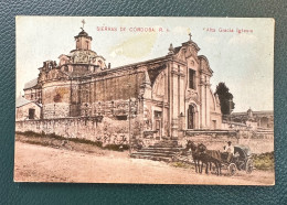 1023 ARGENTINA CÓRDOBA SIERRAS DE CORDOBA ALTA GRACIA IGLESIA RARE POSTCARD - Argentinien