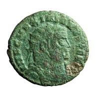 Roman Coin Maximianus AE21mm Radiate Bust / Emperor Jupiter Victory Globe 04249 - Der Soldatenkaiser (die Militärkrise) (235 / 284)