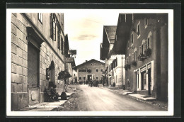 AK Taxenbach Im Pinzgau, Strassenpartie Mit Gasthaus Zur Post, Gasthaus Zum Taxwirt Und Geschäften  - Otros & Sin Clasificación